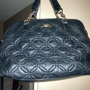 Kate Spade Black Quilted Bag
